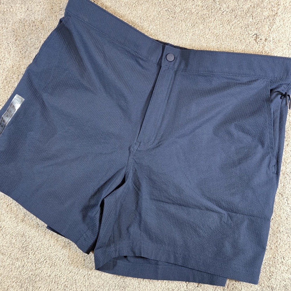 VRST Men's Relaxed Fit Shorts Size XL‎ 5 Inch Inseam Navy Blue NWT
